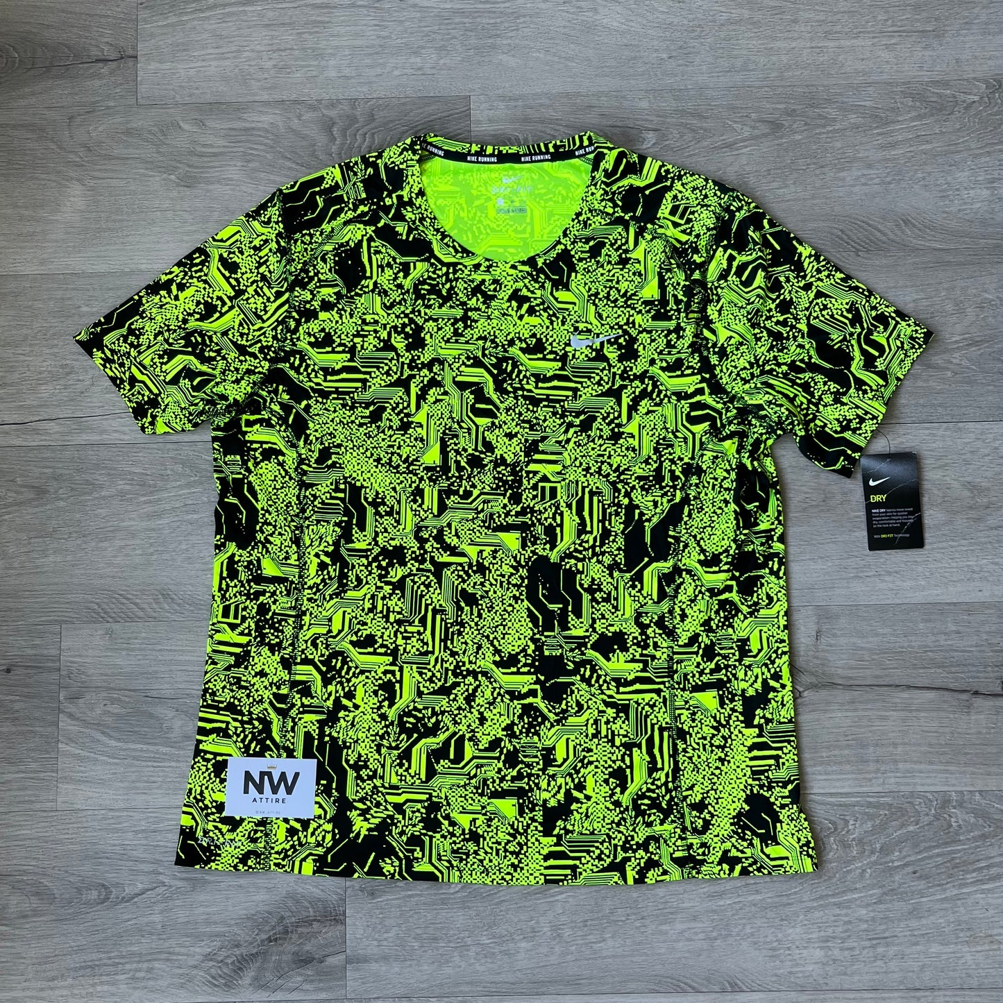 Nike UV Dry Miler Volt w/ Tags