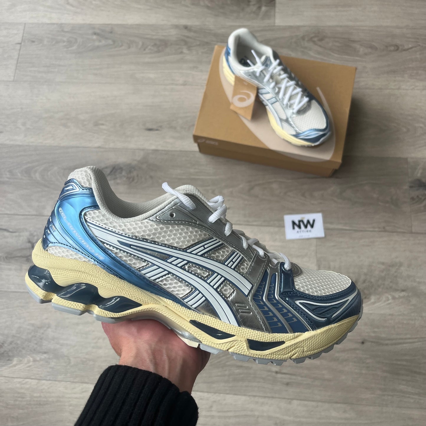 ASICS Gel-Kayano 14 Cream/Denim Blue