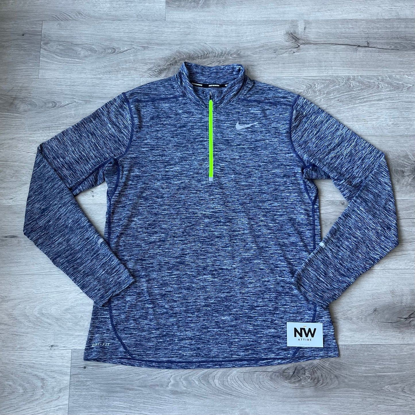 Nike 1/2 Zip Neon/Navy