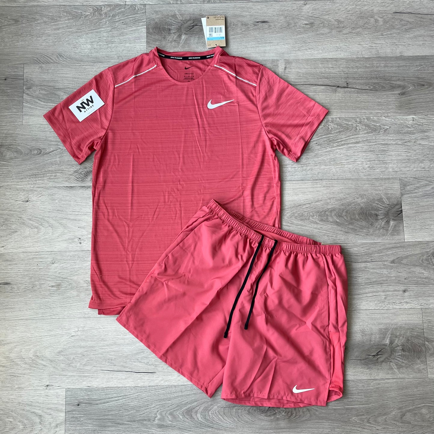 Nike Miler & 7” Challenger Set Adobe Red