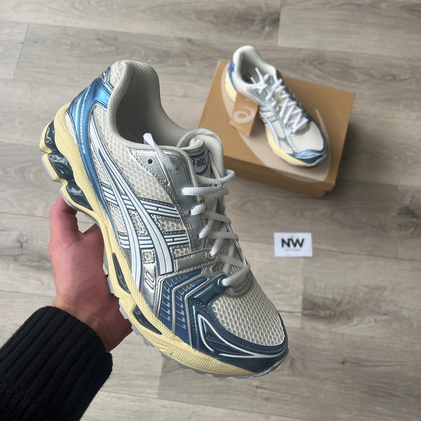 ASICS Gel-Kayano 14 Cream/Denim Blue