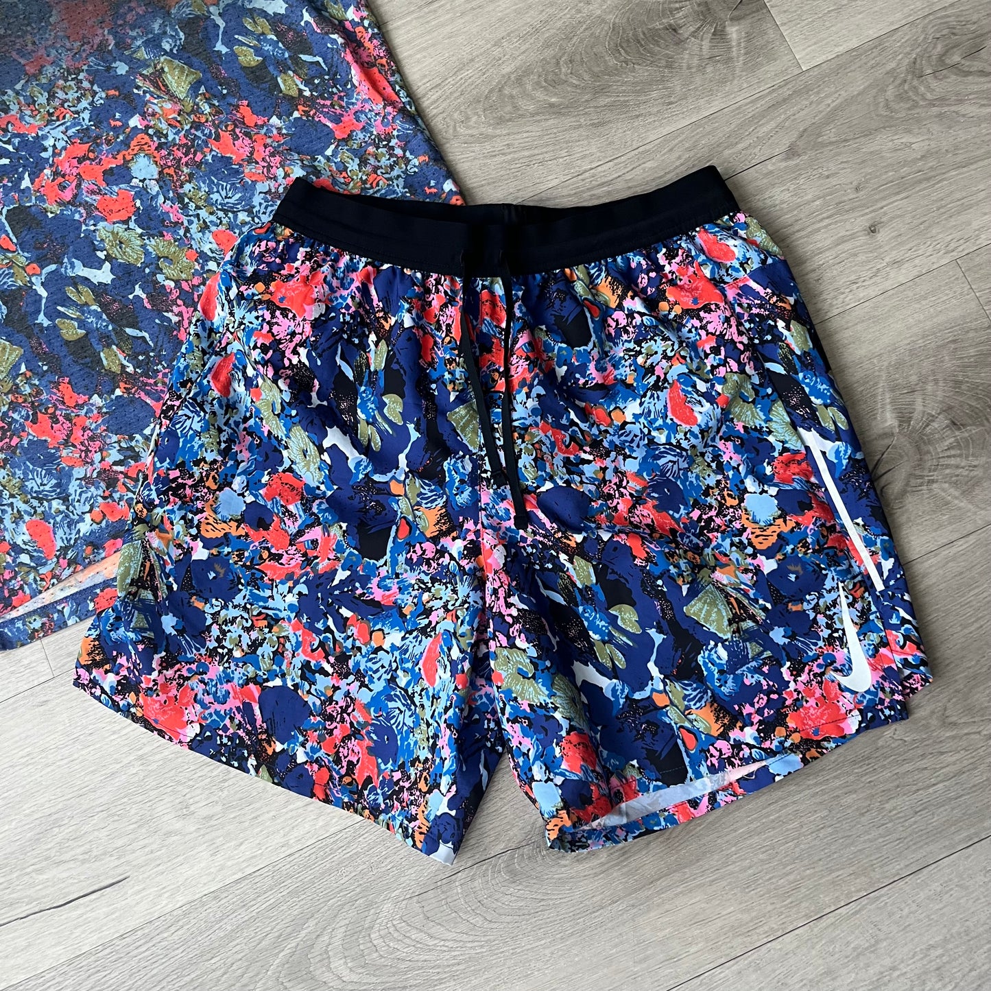 Nike Floral Set Coral Blue