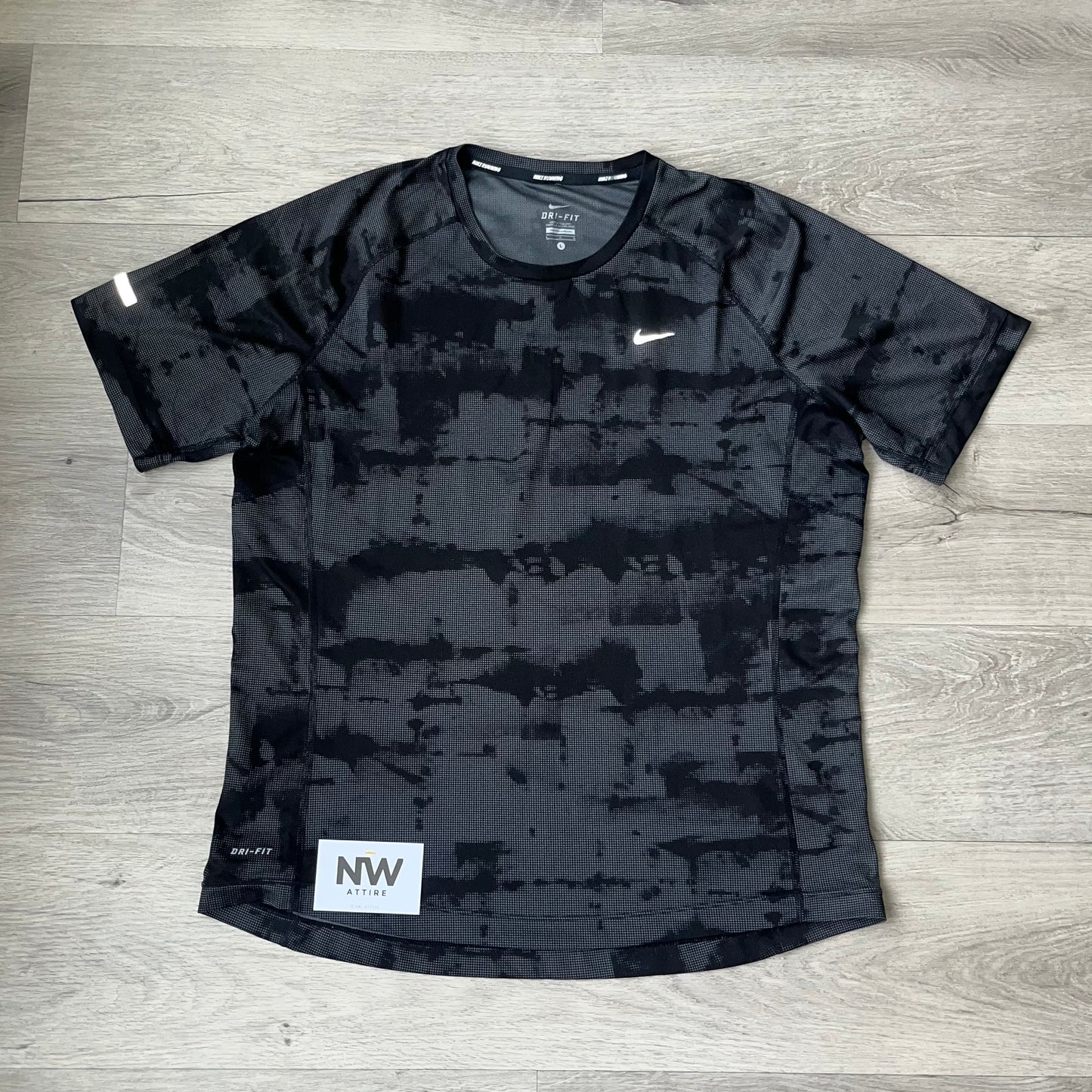 Nike Miler Digi Camo Grey