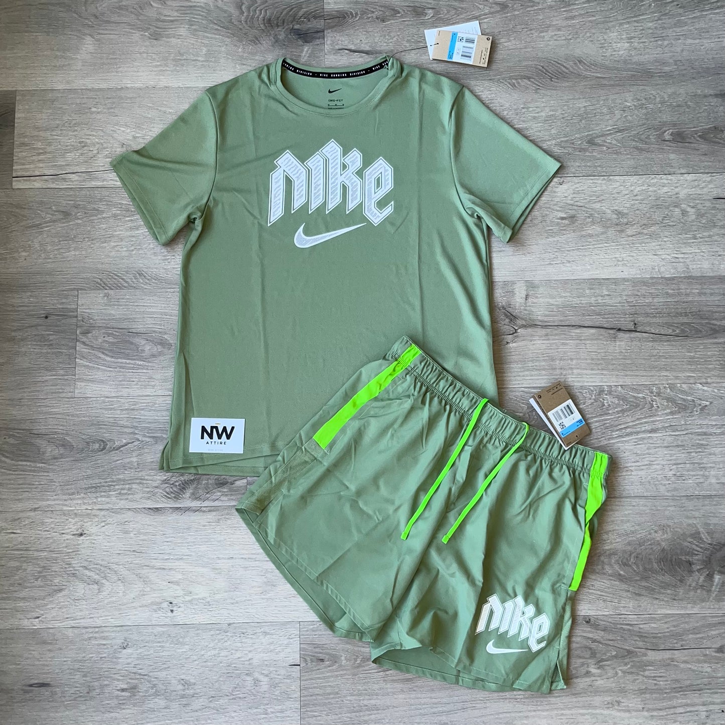 Nike Run Division Miler & Challenger Shorts Set