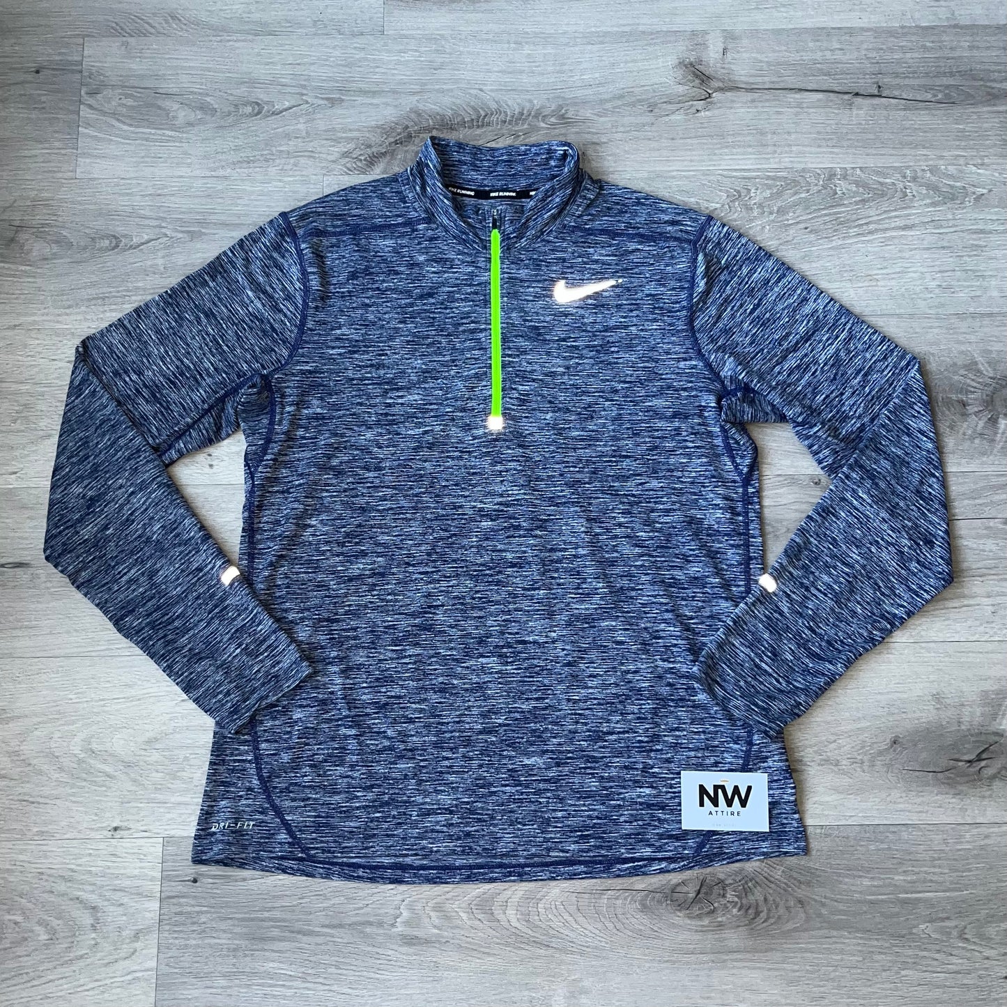 Nike 1/2 Zip Neon/Navy