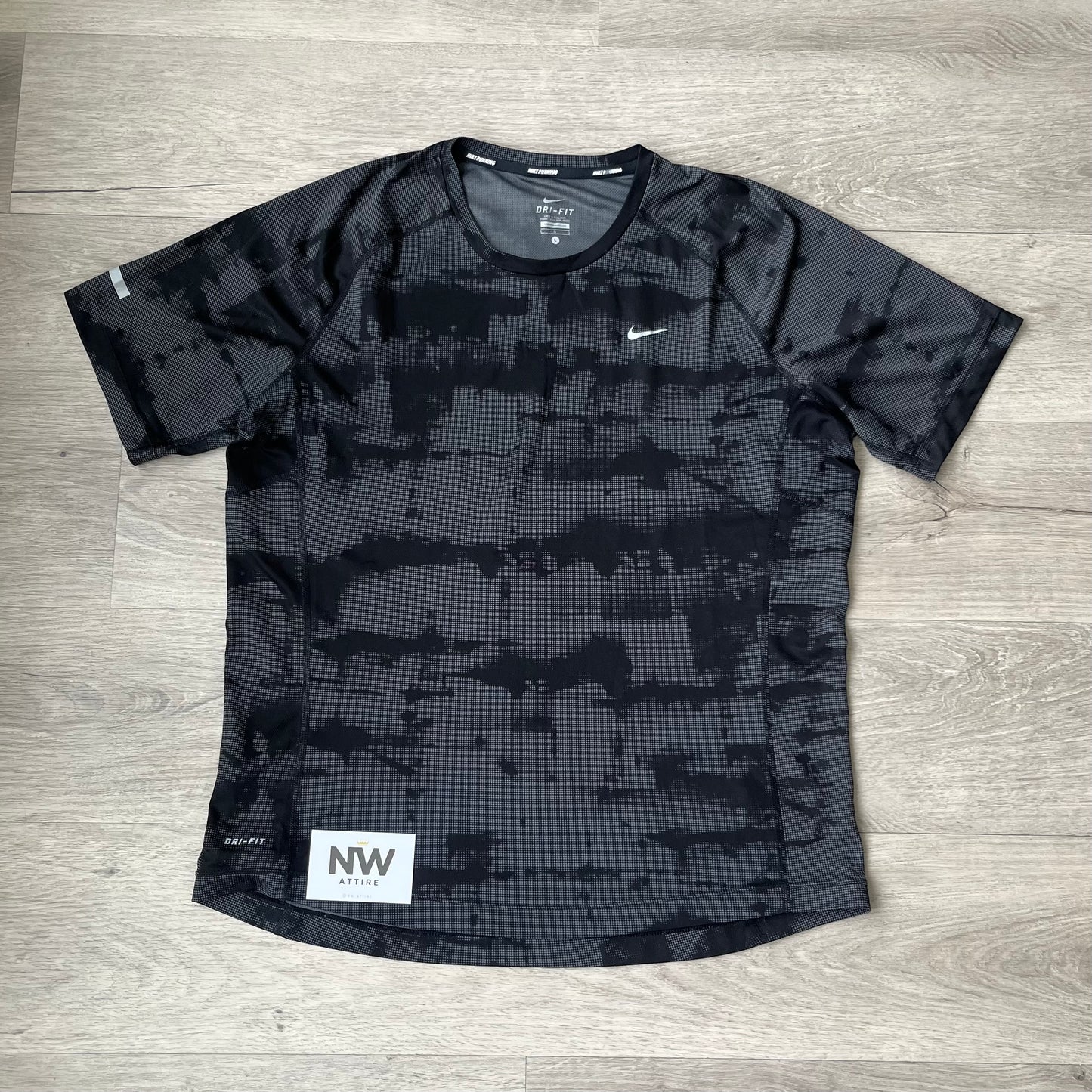 Nike Miler Digi Camo Grey