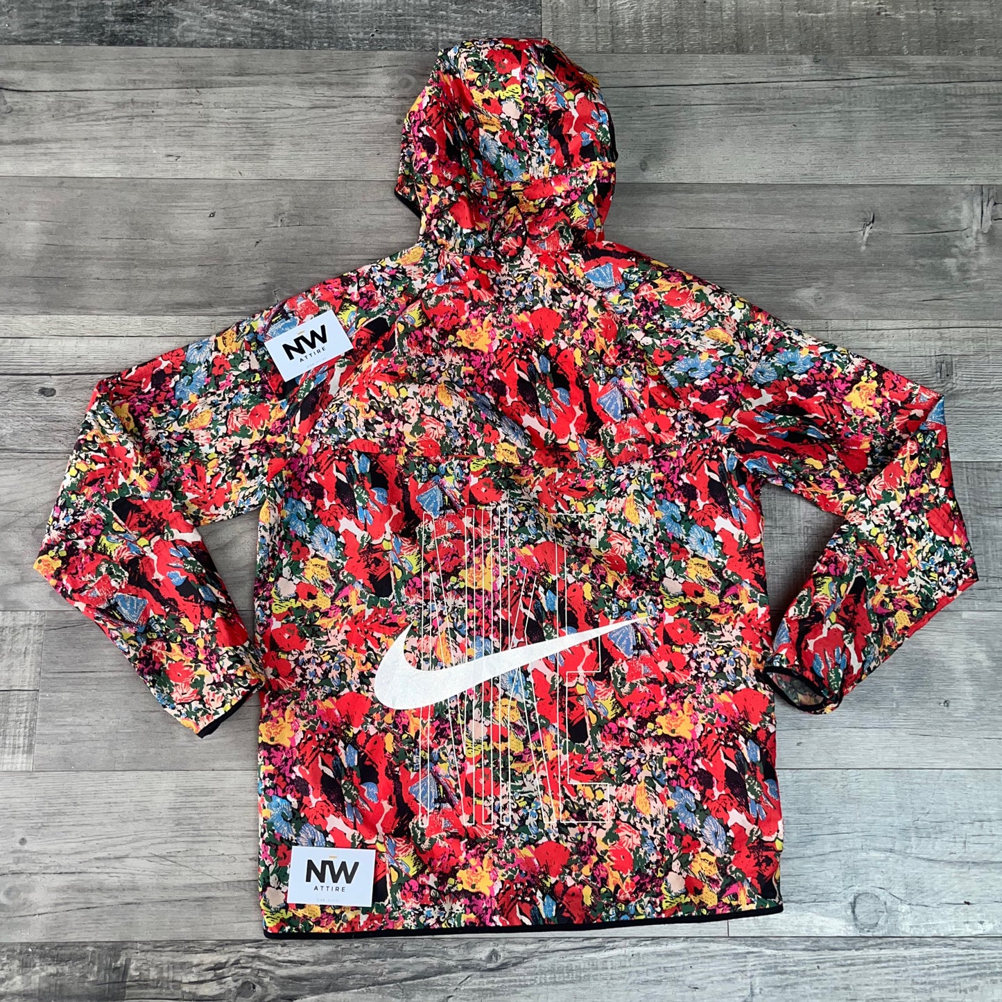 Nike Floral Windrunner Coral Red