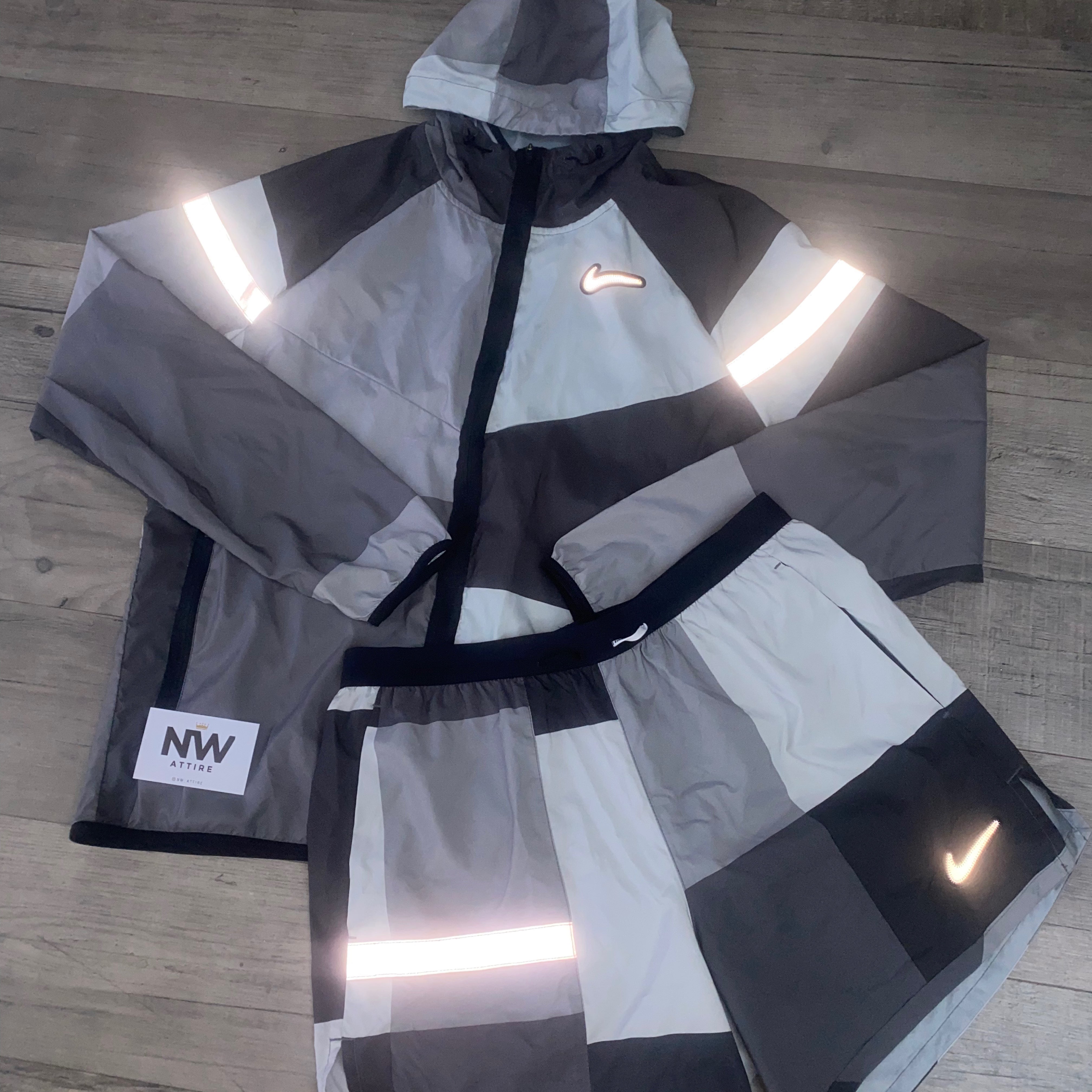 Nike hotsell patchwork jacket