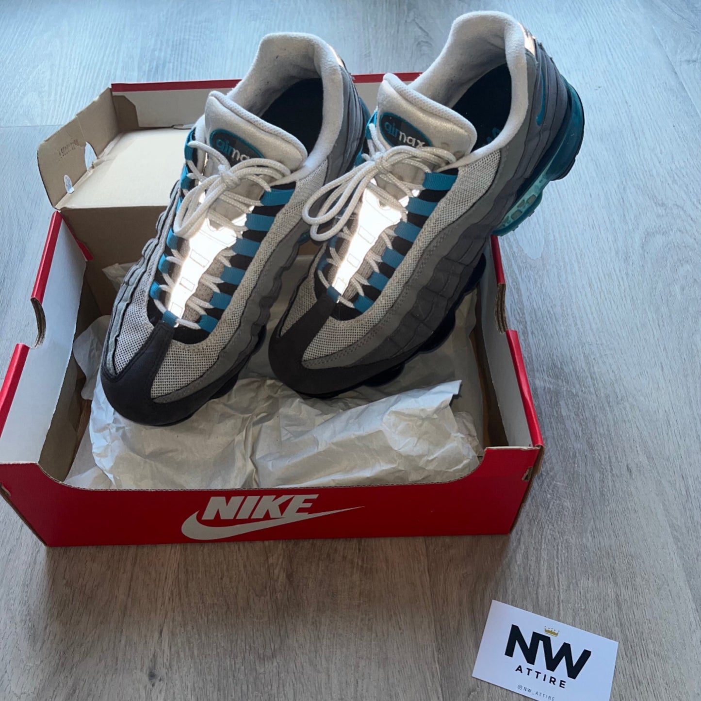 Nike VaporMax 95’s Crystal Blue