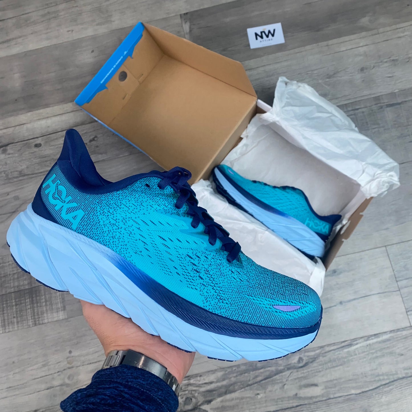 HOKA Clifton 8’s Scuba Blue