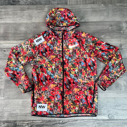 Nike Floral Windrunner Coral Red