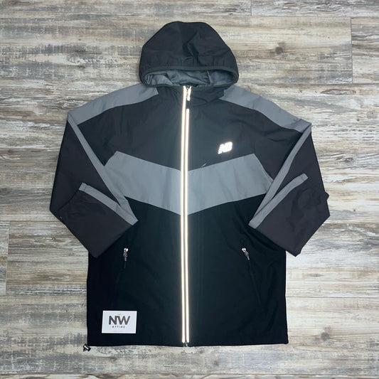 New Balance Grey Colour-Block Softshell