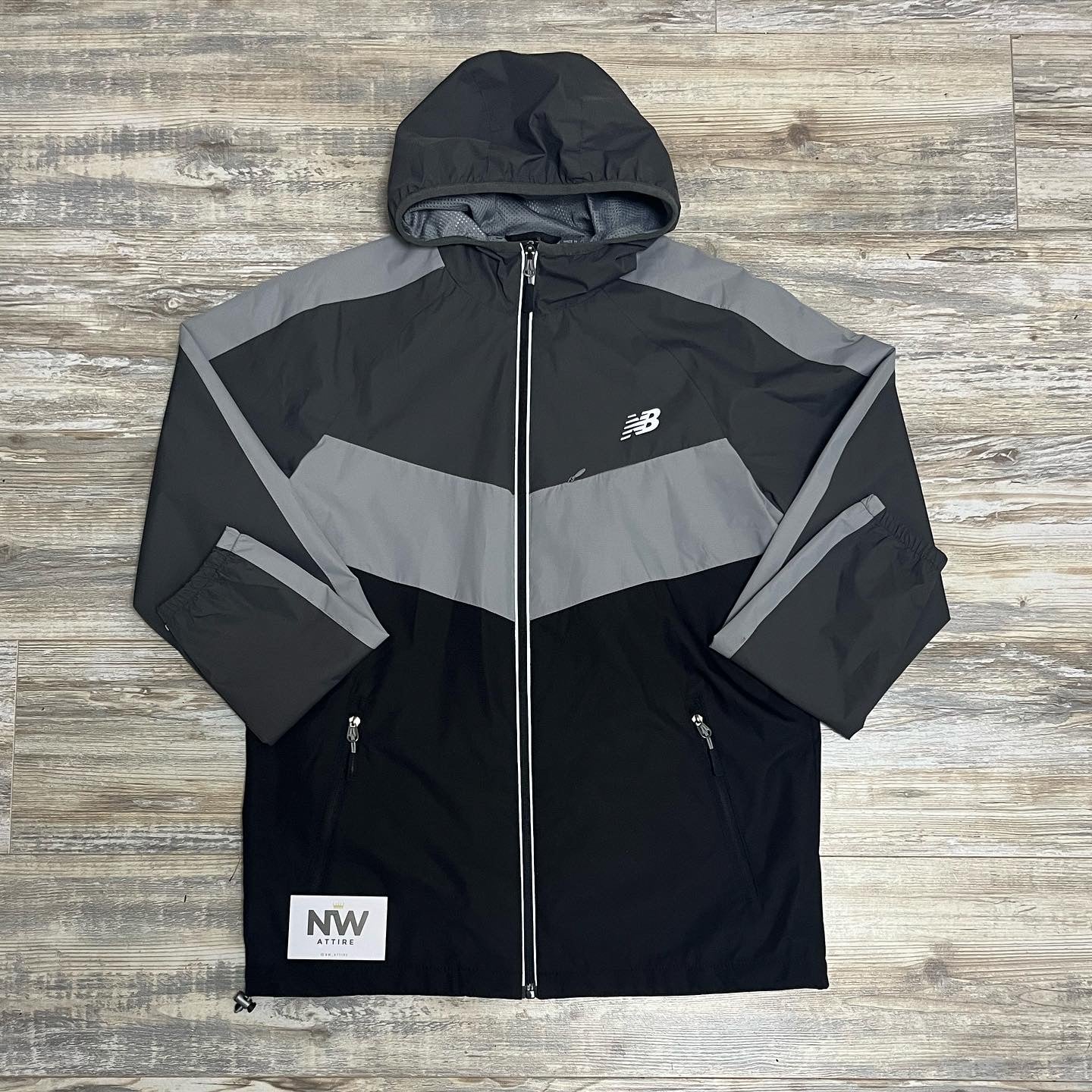 New Balance Grey Colour-Block Softshell
