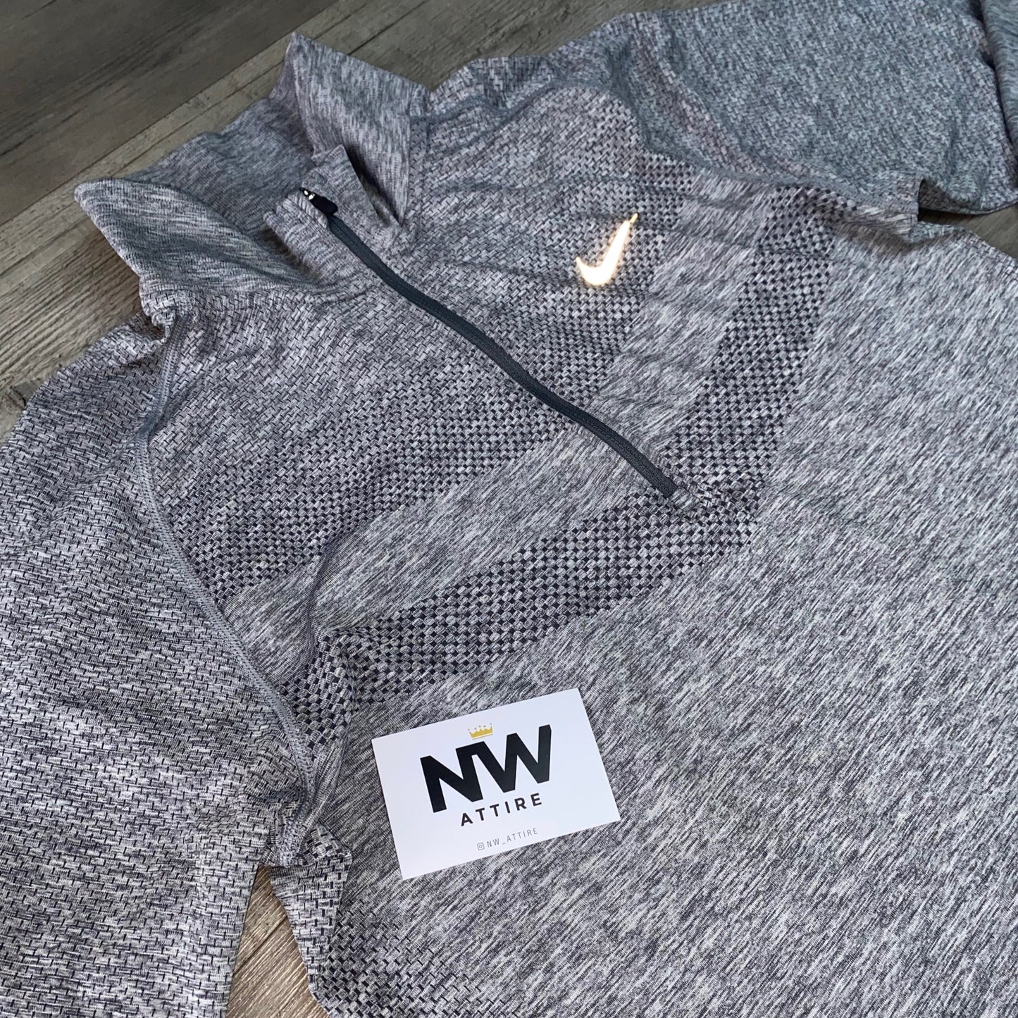 Nike Tech Knit RFLF 1/2 Zip Wolf Grey