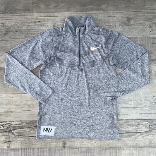 Nike Tech Knit RFLF 1/2 Zip Wolf Grey
